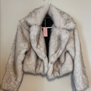 Luxurious Faux Fur Jacket